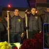 Киевляне несут цветы к посольству Бельгии