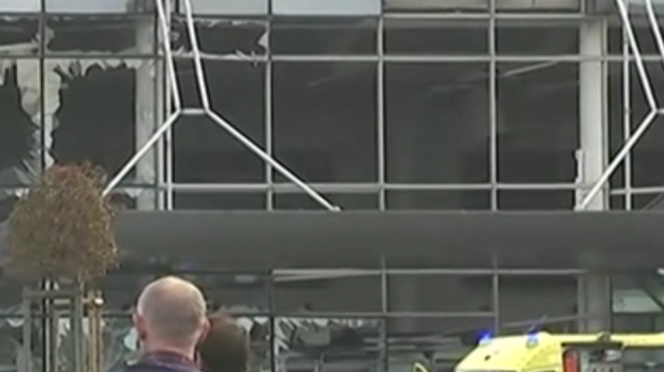 Взрыв в аэропорту Брюсселя / Фото: кадр из видео 