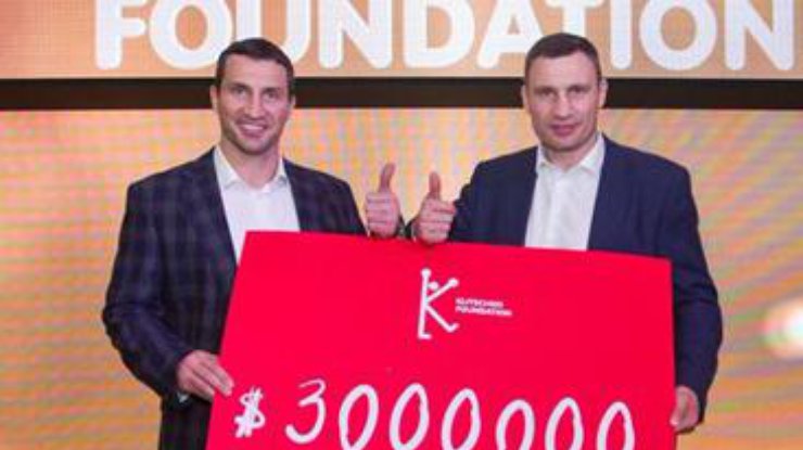 Собранные деньги пойдут на реализацию проектов фонда Klitschko Foundation