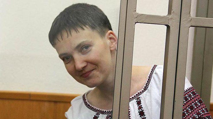 Украинская летчица Надежда Савченко теряет вес