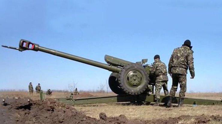 На Донбассе боевики разместили гаубицы вблизи линия разграничения