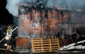Ликвидация пожара в Днепропетровске