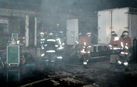 Ликвидация пожара в Днепропетровске