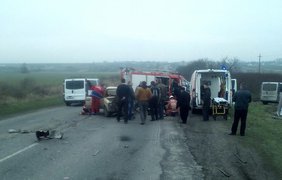 На трассе Львов-Луцк произошла авария / Фото: из "Варта 1"