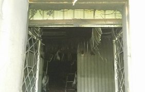 Неизвестные сожгли телестудию в Конотопе (фото)