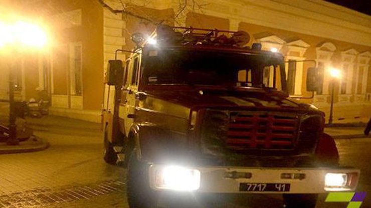 В Одессе горит музей / Фото: сайт "7 канал"