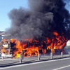 В Стамбуле взорвался автобус (фото, видео)
