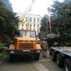 В Мариуполе снесли памятник Орджоникидзе (фото)