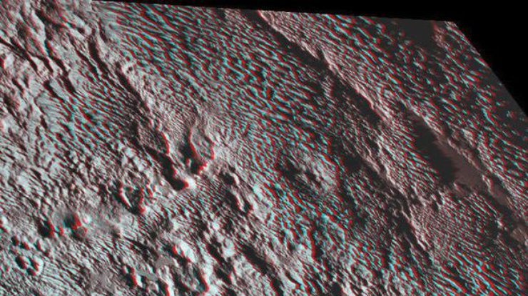 В NASA показали 3-D фото с ландшафтами Плутона