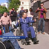 Чиновники Івано-Франківська приміряли інвалідні візочки