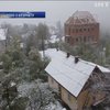 Львівщину та Закарпаття засипало снігом