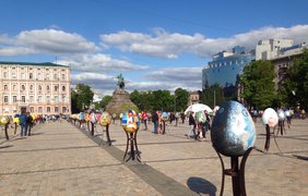 Киев украсили к Пасхе. Фото: Анастасия Очеретнюк