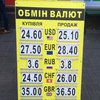 В Украине доллар и евро подешевели