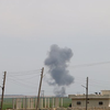В Сирии повстанцы сбили военный самолет (видео)