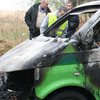 В Запорожской области подожгли инкассаторов в автомобиле