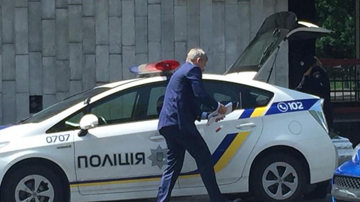 На министра энергетики Игоря Насалика патрульная полиция составила протокол
