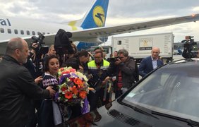 Джамала прилетела в Киев Фото: Оксана Лой