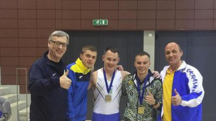Украинские гимнасты завоевали пять золотых медалей на этапе Кубка мира