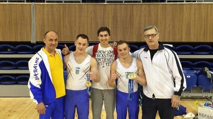 Украинские гимнасты в Болгарии 