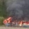 В Винницкой области на ходу загорелся поезд с пассажирами (фото)