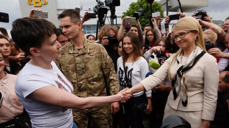 Надежда Савченко готова заменить Юлию Тимошенко