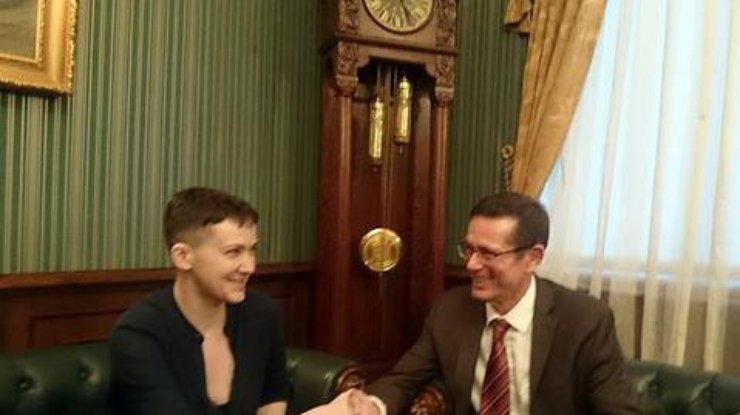 Савченко обсудила с представителем ООН освобождение украинских пленных