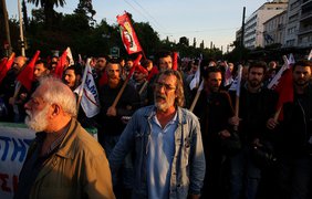 В Афинах протестуют против пенсионной реформы (фото)