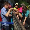 Діти переселенців з Донбасу випустили золотих рибок у Києві