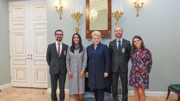 Джамала встретилась с президентом Литвы