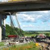 В Германии на людей обвалился недостроенный мост