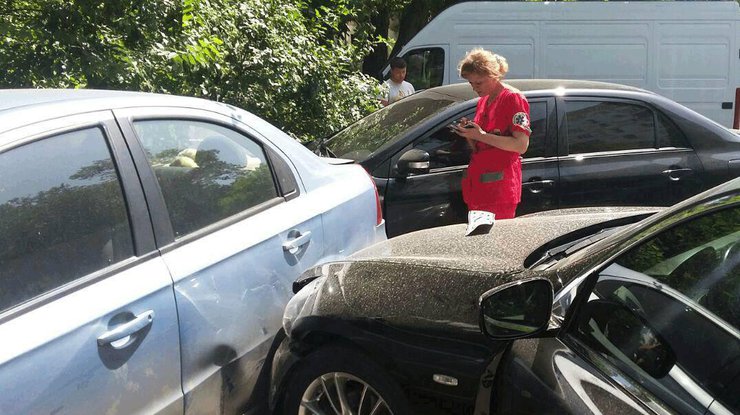 В Одессе у женщины за рулем случился приступ эпилепсии