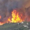 В центральной Калифорнии сильный лесной пожар
