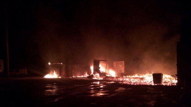 Половина жителей Днепра осталась без света из-за пожара Фото: 056.ua