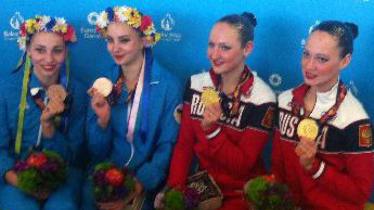 Украинки завоевали "серебро" на чемпионате Европы по синхронному плаванию
