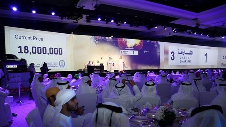 Арабский бизнесмен купил автомобильный номер за 5 миллионов  