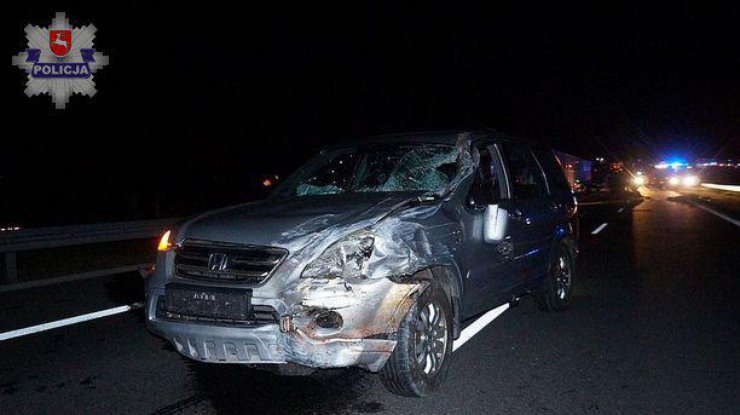 Авария произошла на объездной дороге Люблина