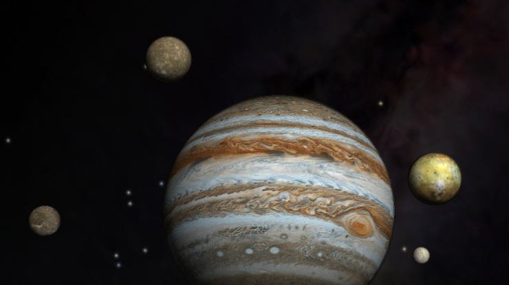 Как выглядит космос с орбиты Юпитера 