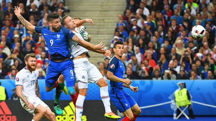 Евро-2016: Франция разбила Исландию и вышла в полуфинал 