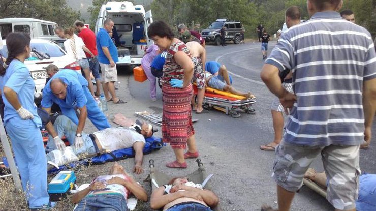 Авария в Крыму, где погибли люди 