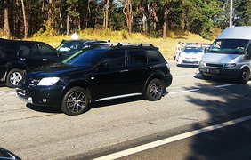 Масштабное ДТП в Киеве: возле базы "Динамо" столкнулись 4 авто