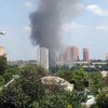 В центре Донецка вспыхнул пожар (видео)