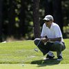 Барак Обама последний отпуск проводит игрой в гольф