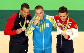 Украинский гимнаст Олег Верняев завоевал золотую медаль