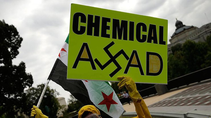 Согласно отчету Сирийской организации по правам человека, 136 раз химические атаки проводили силы режимы Башара Асада