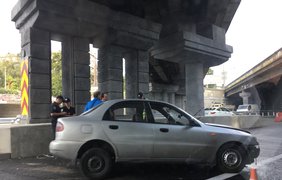 Авария возле метро "Берестейская"