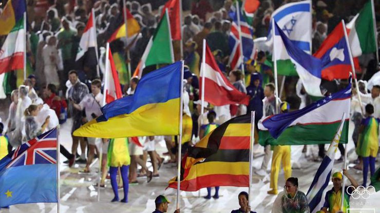 Сборная Украины на Олимпиаде в Рио Все Фото: НОК 