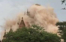 Мощное землетрясение в Мьянме Фото: EPA