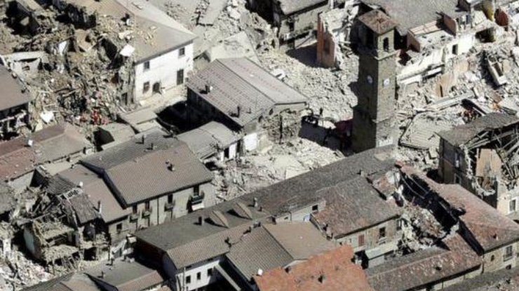 Италия после землетрясения Фото: AP
