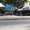 В Харькове вместо дорог смолой залили автомобили (фото)