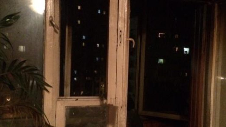 В жилой высотке Киеве произошел пожар